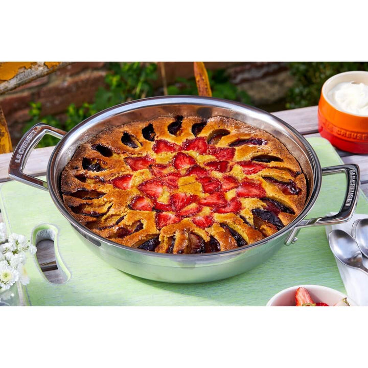 Le Creuset Classic 3-Ply Stainless Shallow Casserole 24cm