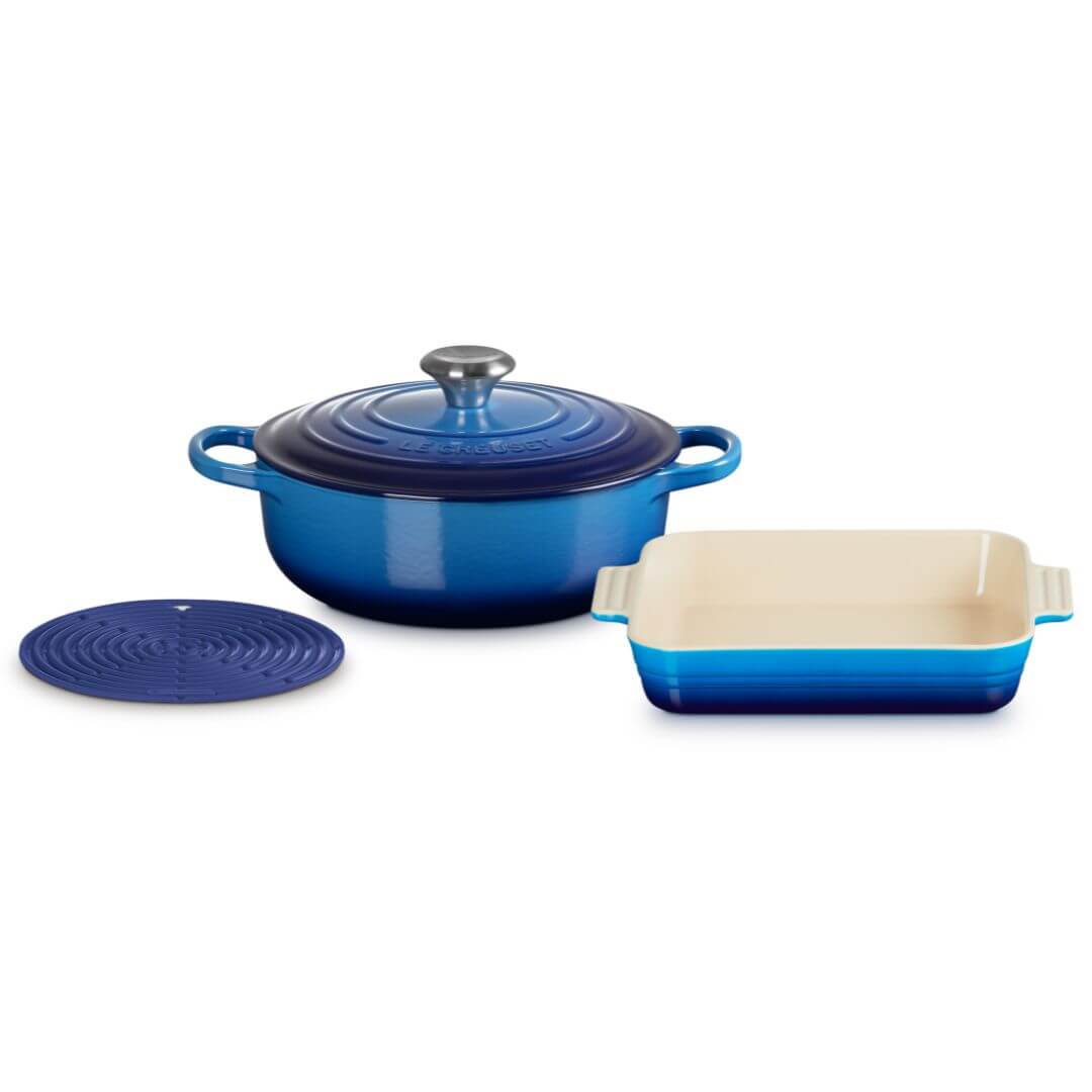 Le Creuset 3pce Cookware Set