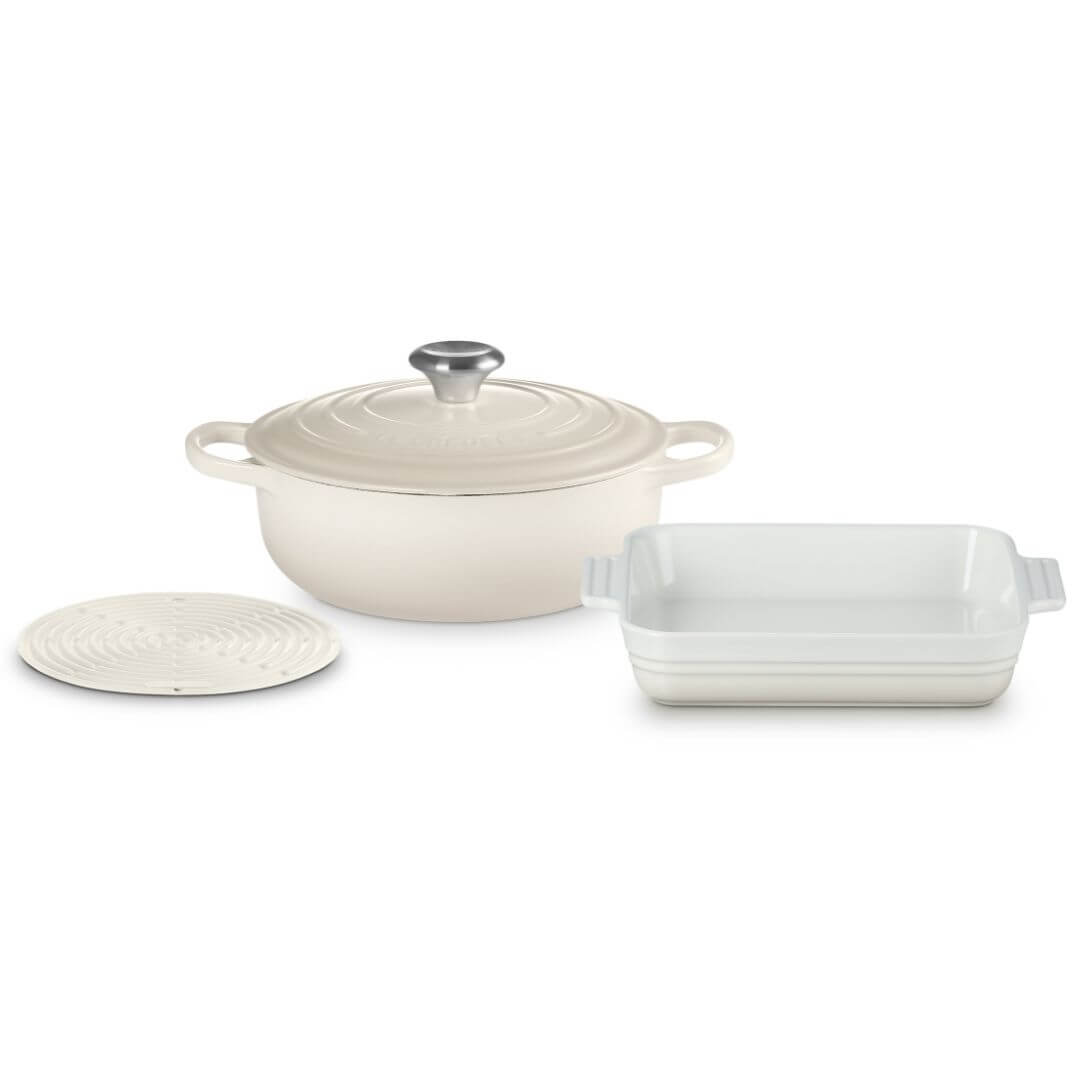 Le Creuset 3pce Cookware Set