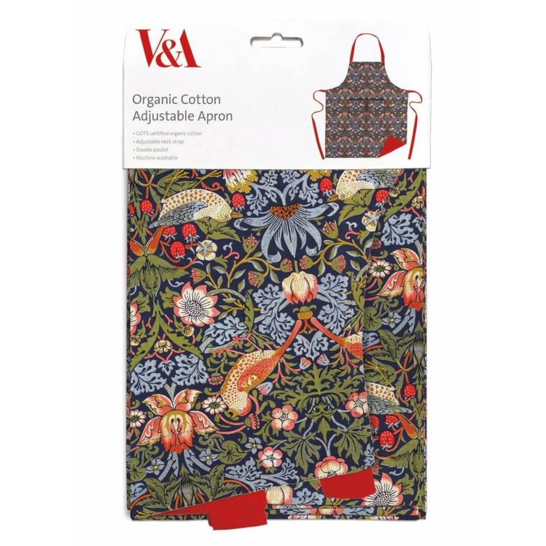 Victoria & Albert Strawberry Thief Cotton Apron