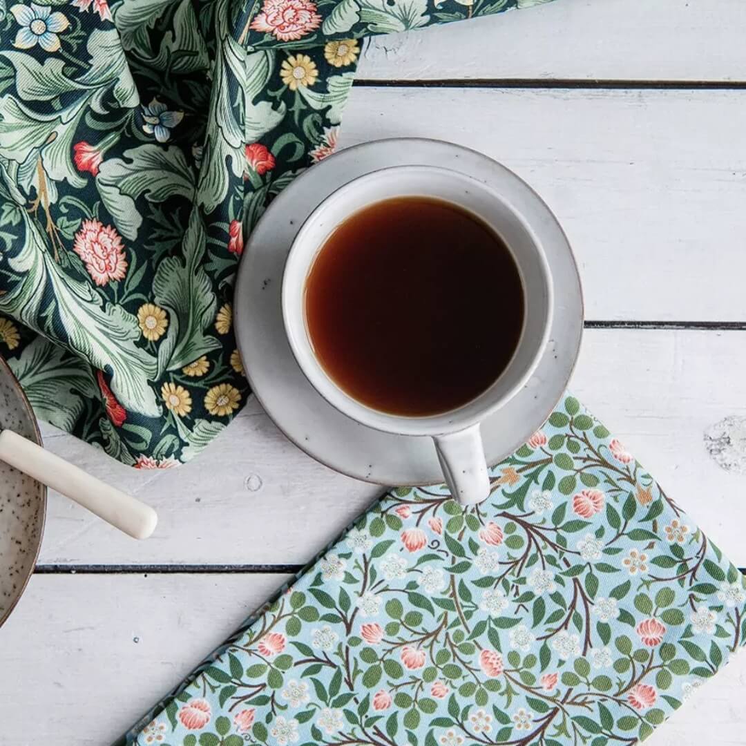 Victoria & Albert Leicester Wallpaper Set of 2 Tea Towels