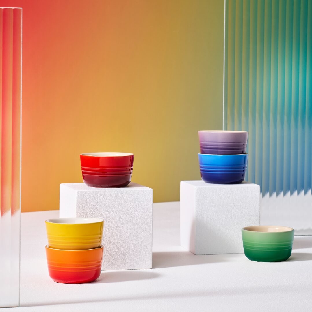 Le Creuset Vancouver Rainbow mini Ramekin Set