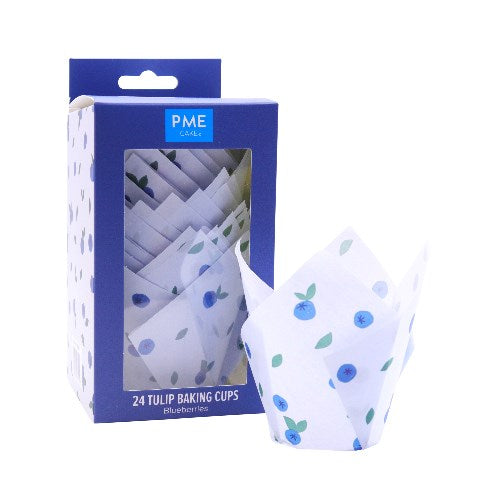 PME Blueberry Tulip Muffin Cases 24pk