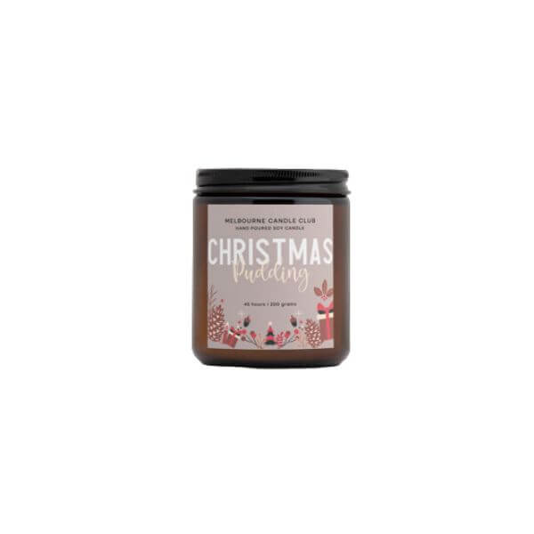 Melbourne Candle Club Christmas Pudding Candle