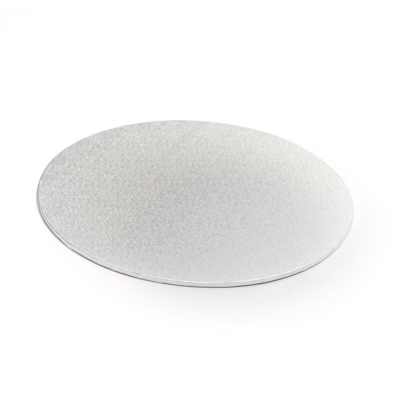 Masonite Round Cake Board Silver