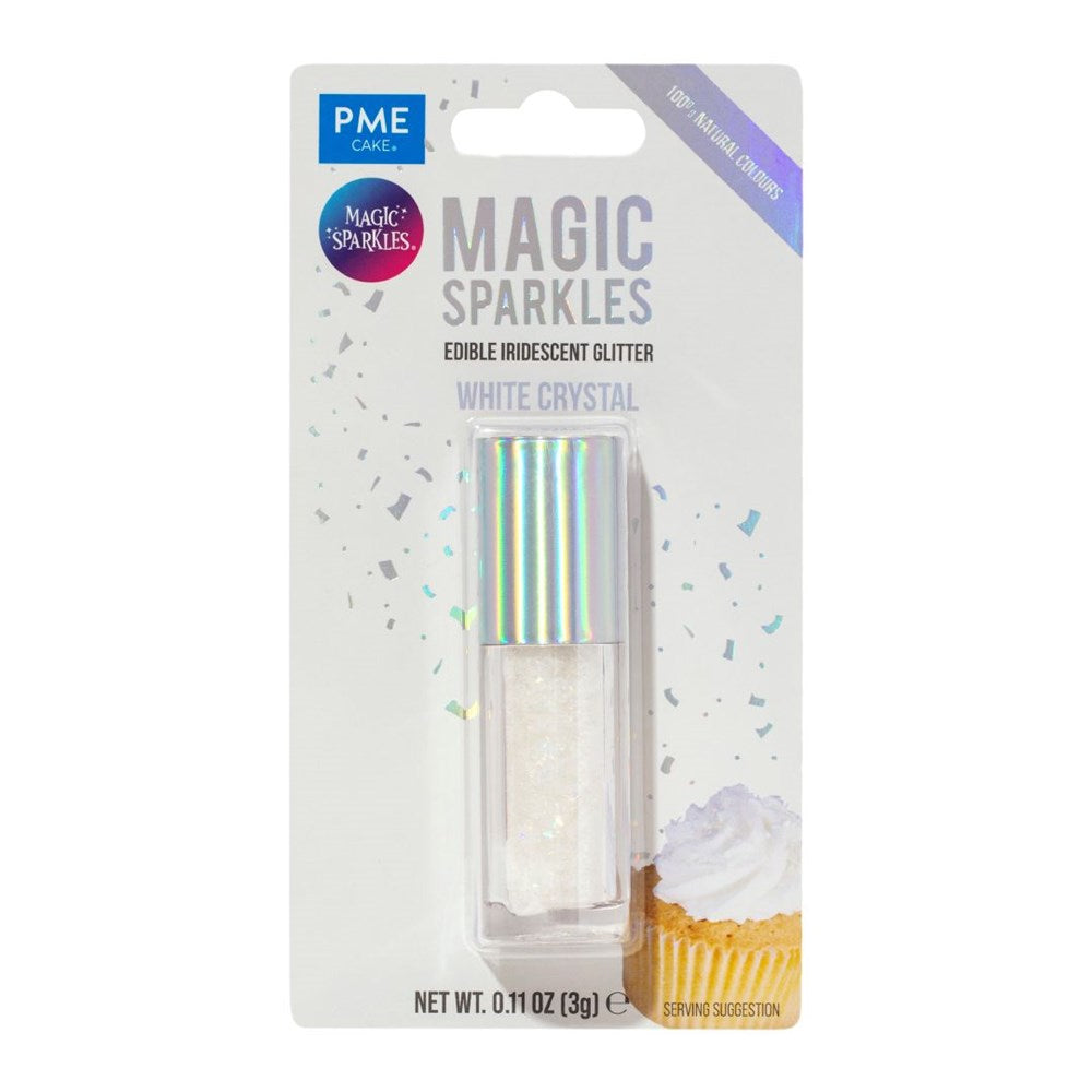 Magic Sparkles Edible Glitter White Crystal 3g