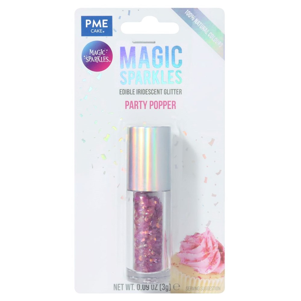 Magic Sparkles Edible Glitter Party Popper 3g