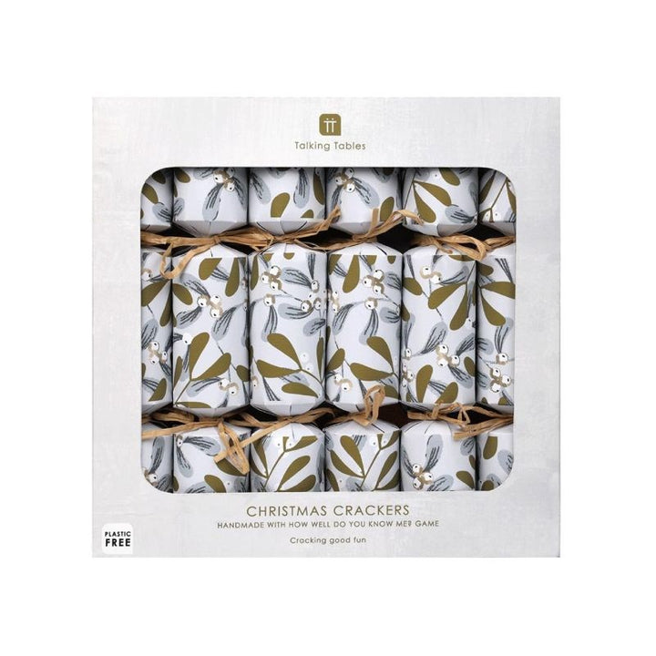 Talking Tables Christmas Crackers with Games 6pk