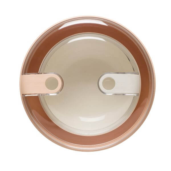 Omada Pullbox Round Container Set 2pce Ivory & Pink
