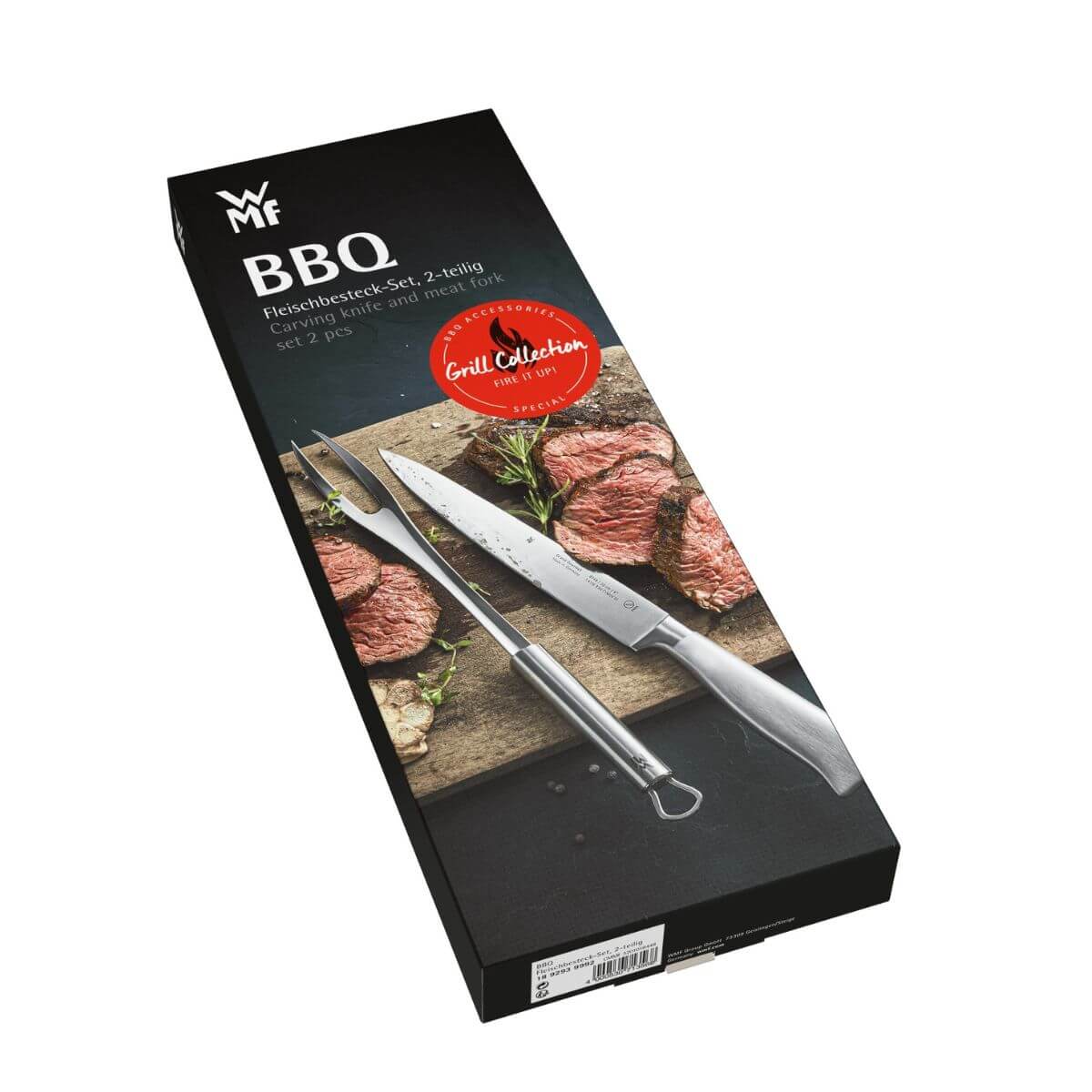 WMF BBQ Carving Knife & Meat Fork Set 2pce