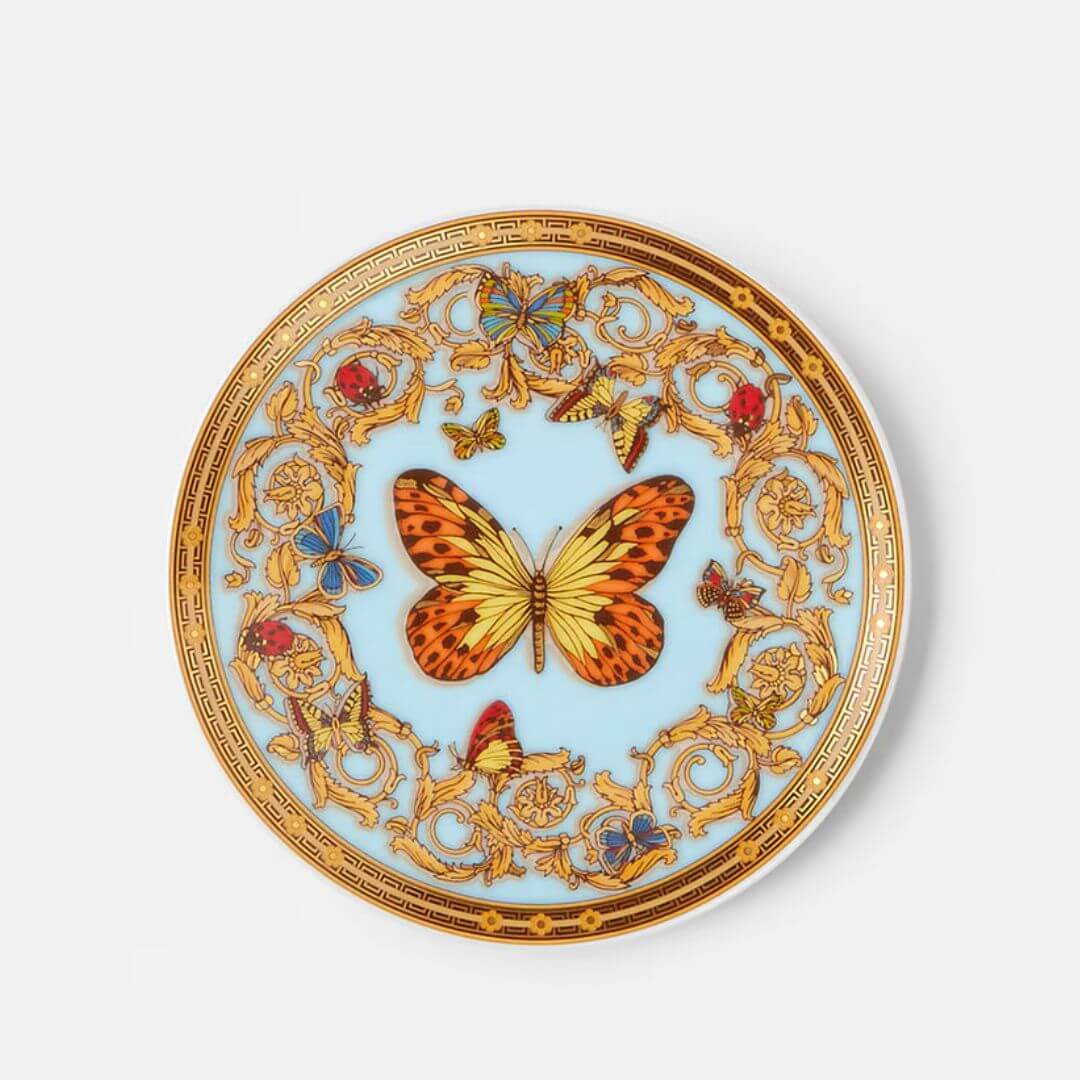 Versace Le Jardin Round Trinket Plate 10cm