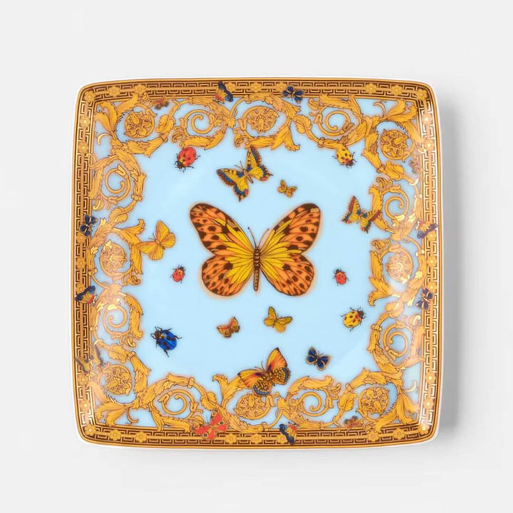 Versace Le Jardin Square Trinket Flat Plate 12cm