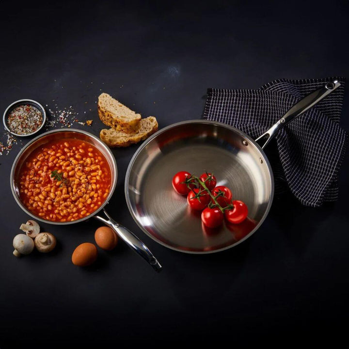 Swiss Diamond Premium Steel Frypan Set of 2