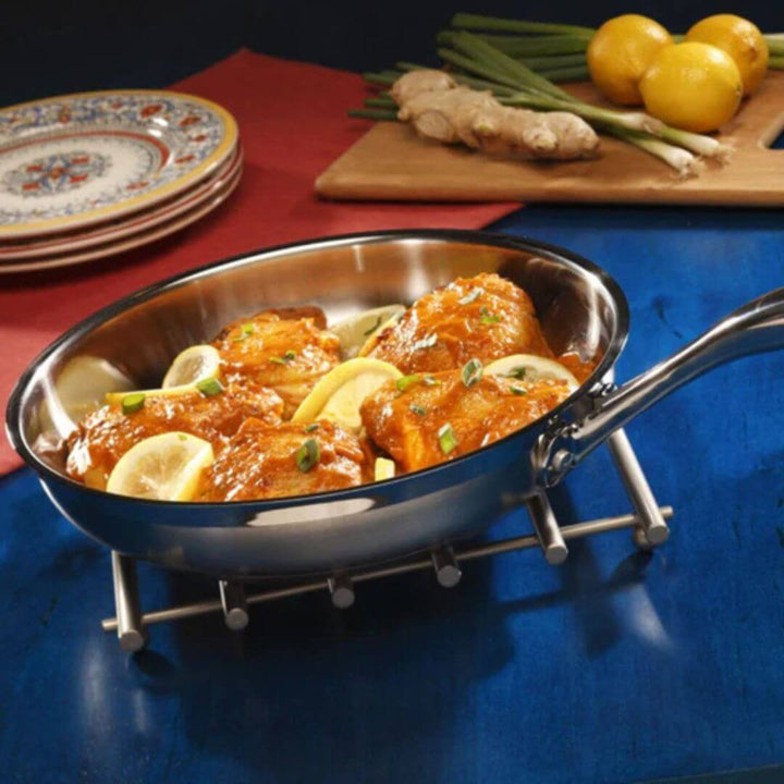 Swiss Diamond Premium Steel Frypan Set of 2