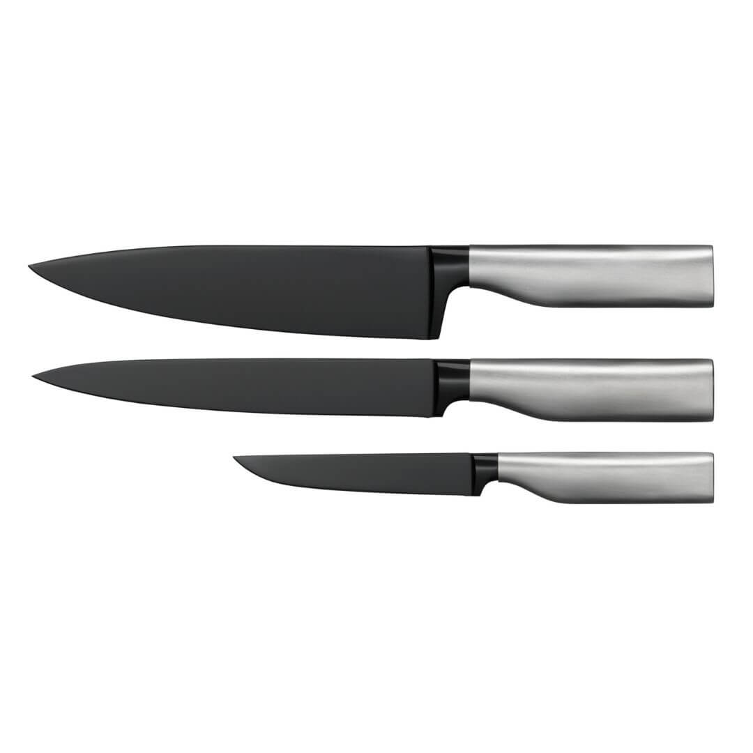 WMF Ultimate Black Knife Set 3Pce