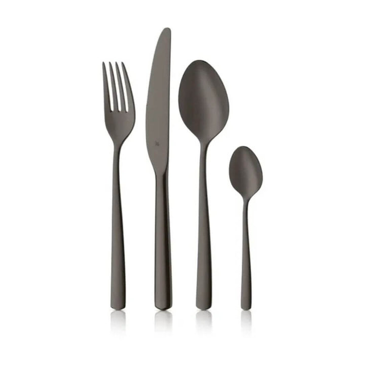 WMF Boston Gunmetal Grey Cutlery Set 24pce