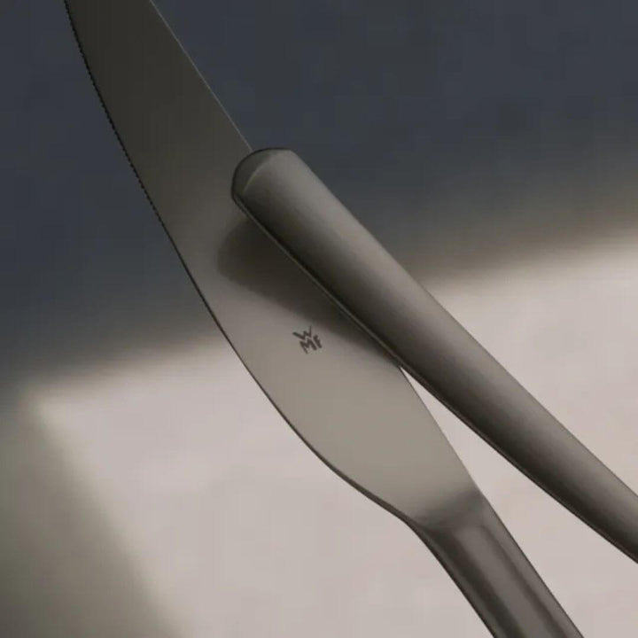 WMF Boston Gunmetal Grey Cutlery Set 24pce