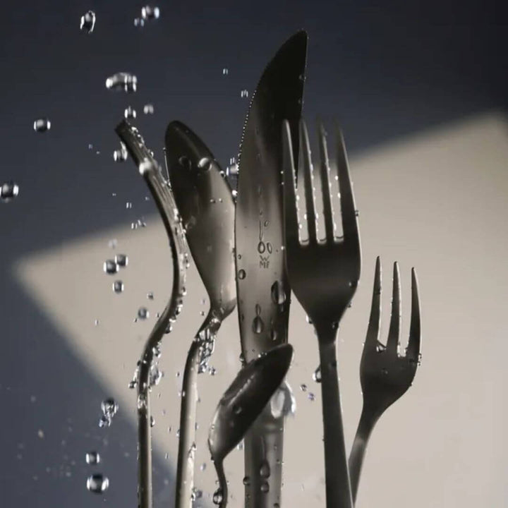 WMF Boston Gunmetal Grey Cutlery Set 24pce