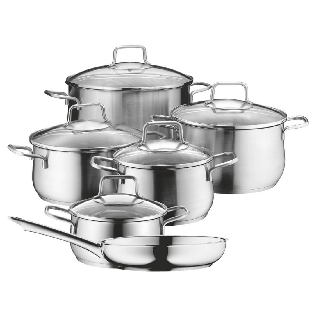 WMF Cookware Set 6pce Brilliant Plus