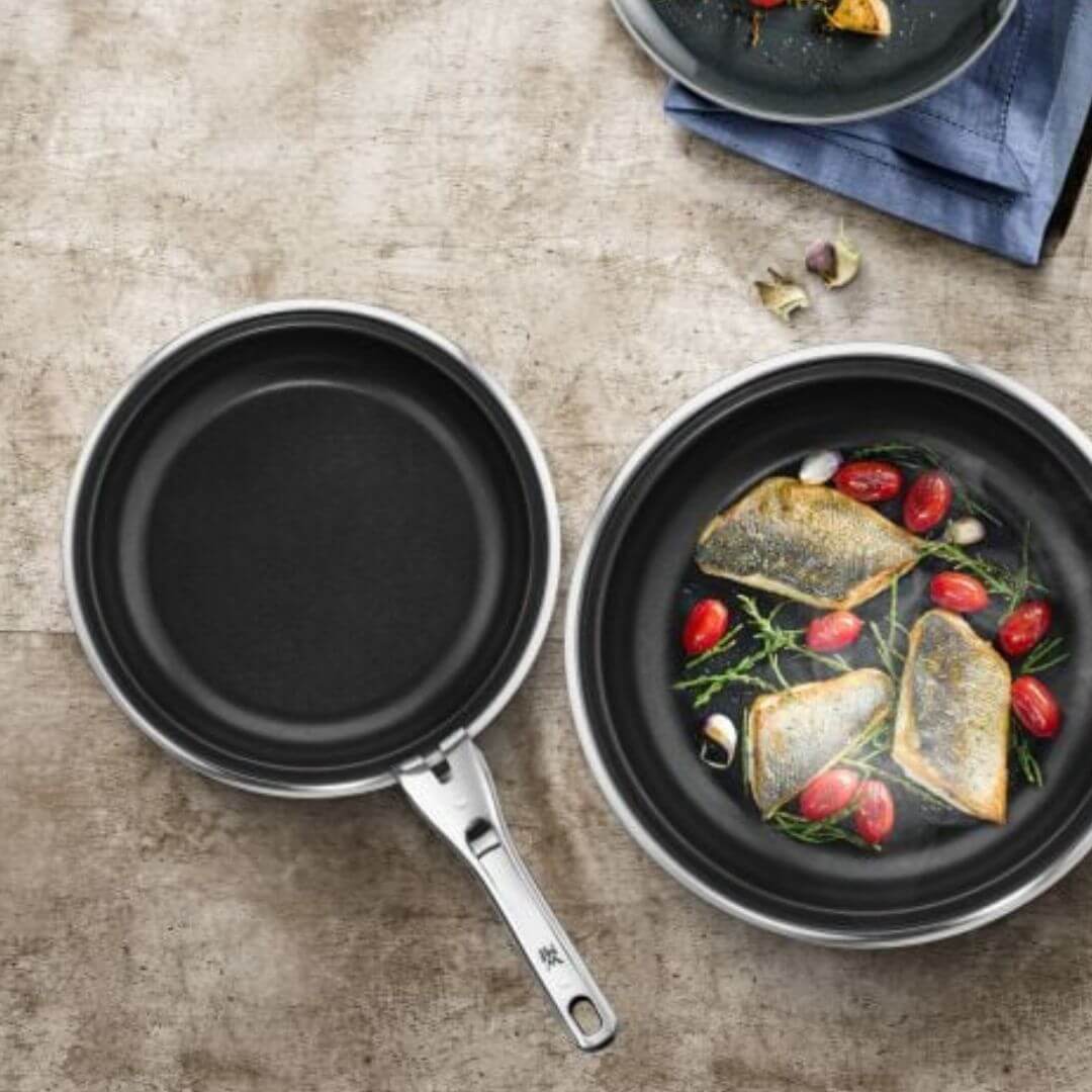 WMF Click & Serve Frypan Set 3pce