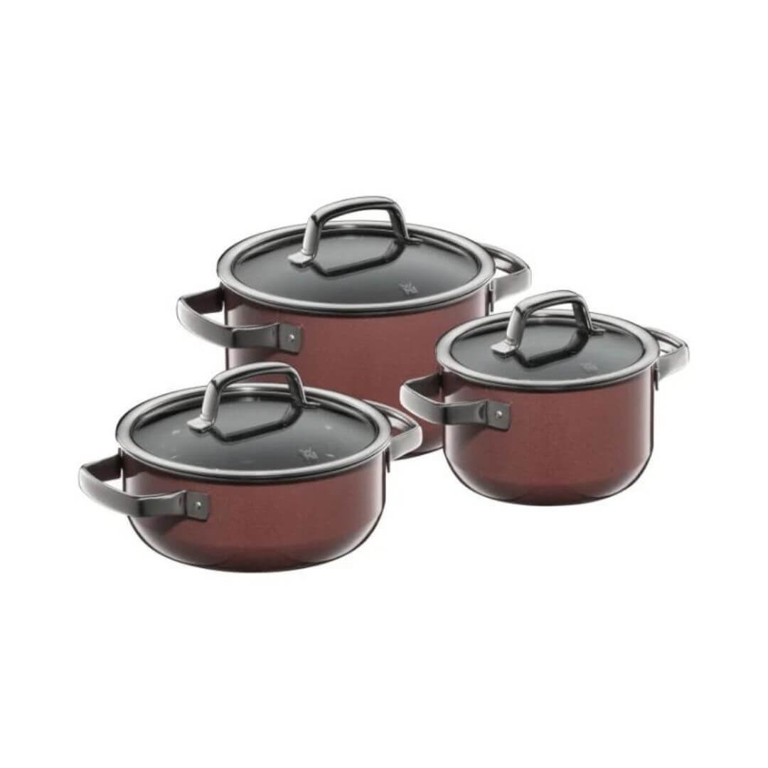 WMF Fusiontec Cookware Set 3pce Mineral Rose