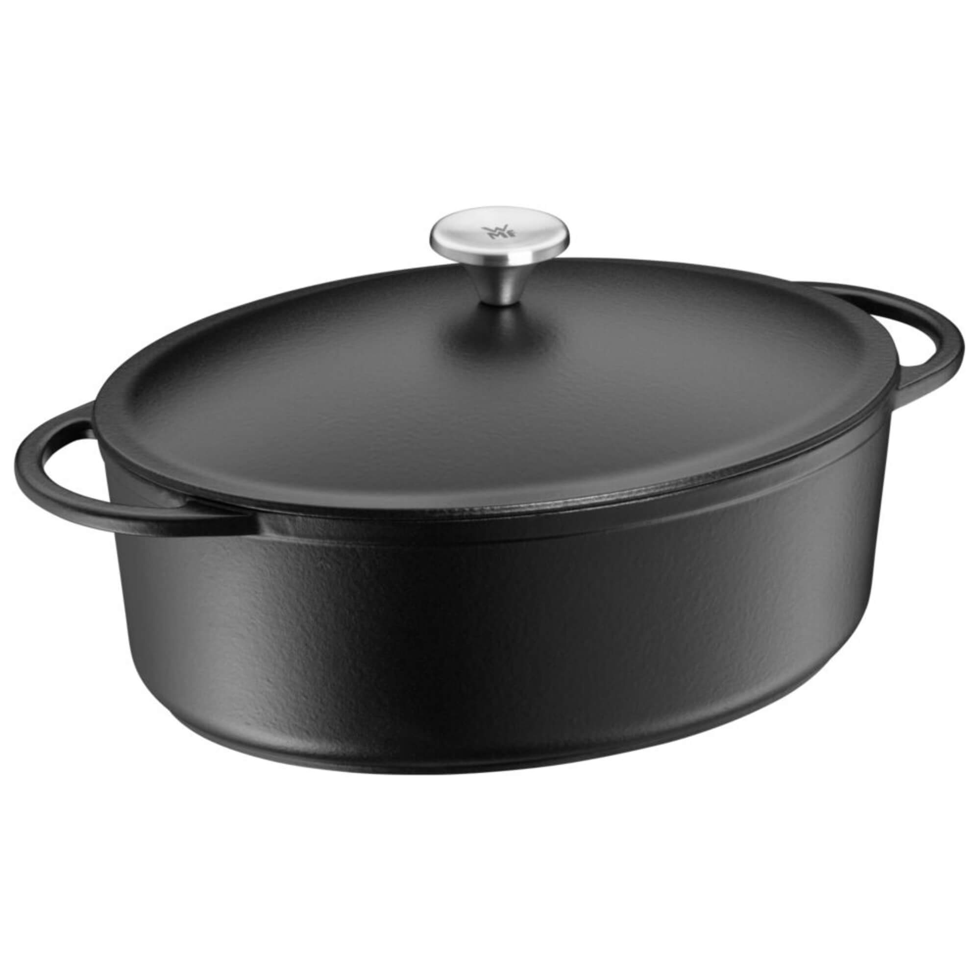 WMF Cast Iron Oval Roaster with Lid 30cm