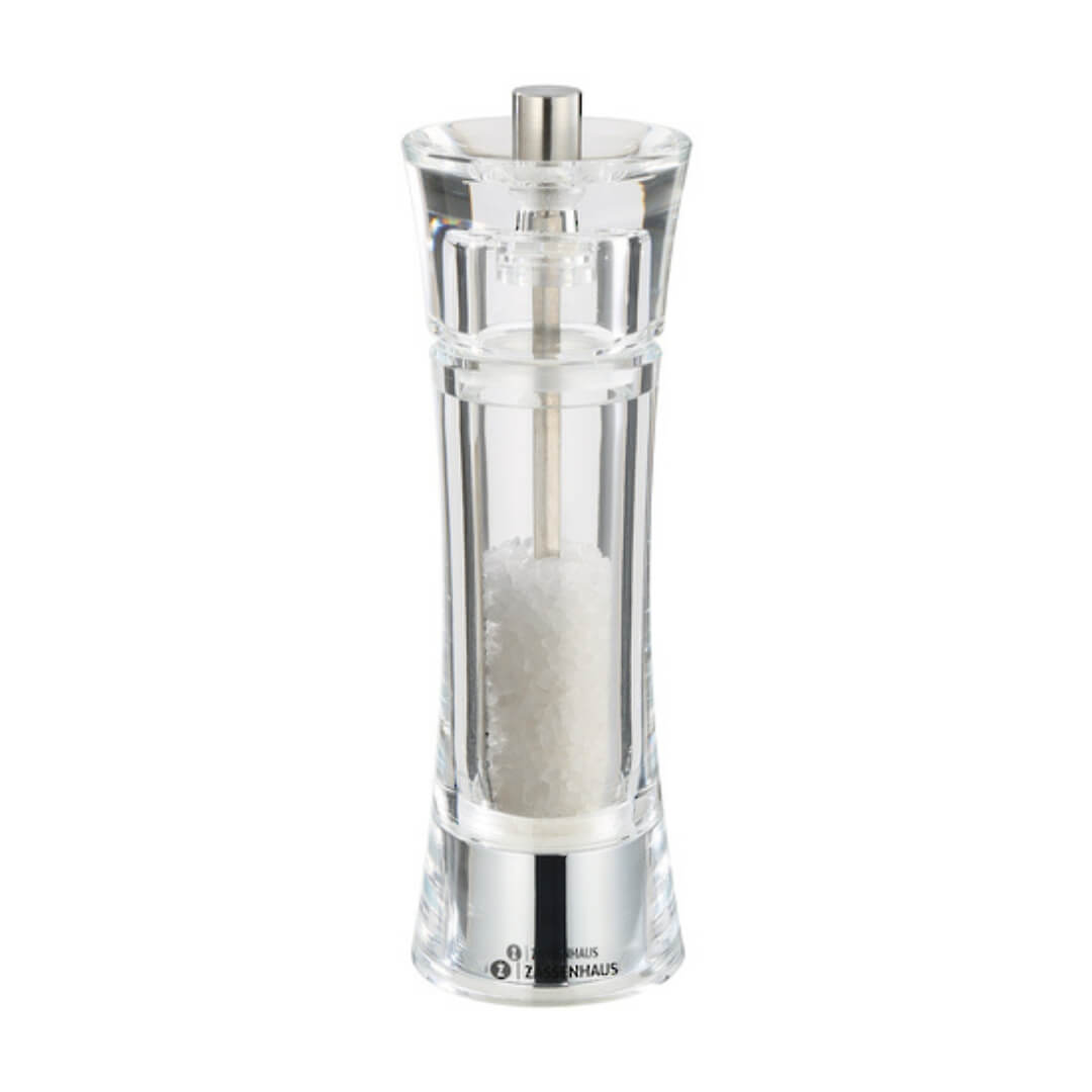 Zassenhaus Aachen Acrylic Salt Mill 18cm