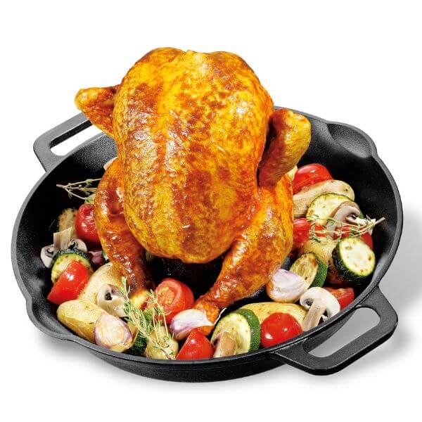 Zassenhaus Cast Iron Chicken Roaster 28cm