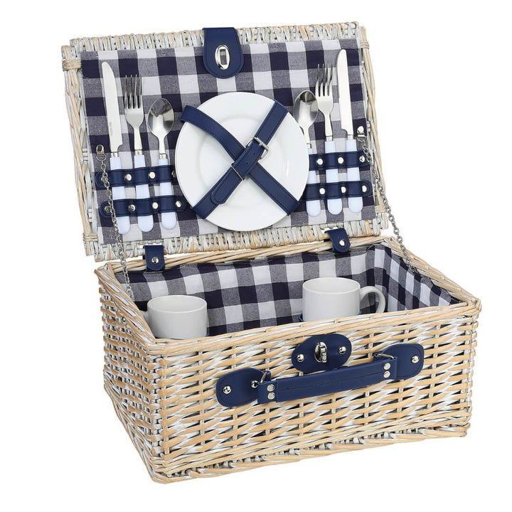 Zassenhaus Arolo Vintage Picnic Basket Set (2 Person)