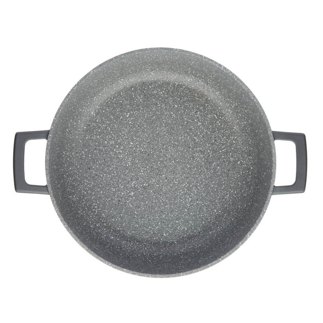 Mastercraft Cast Aluminium Round Casserole Black