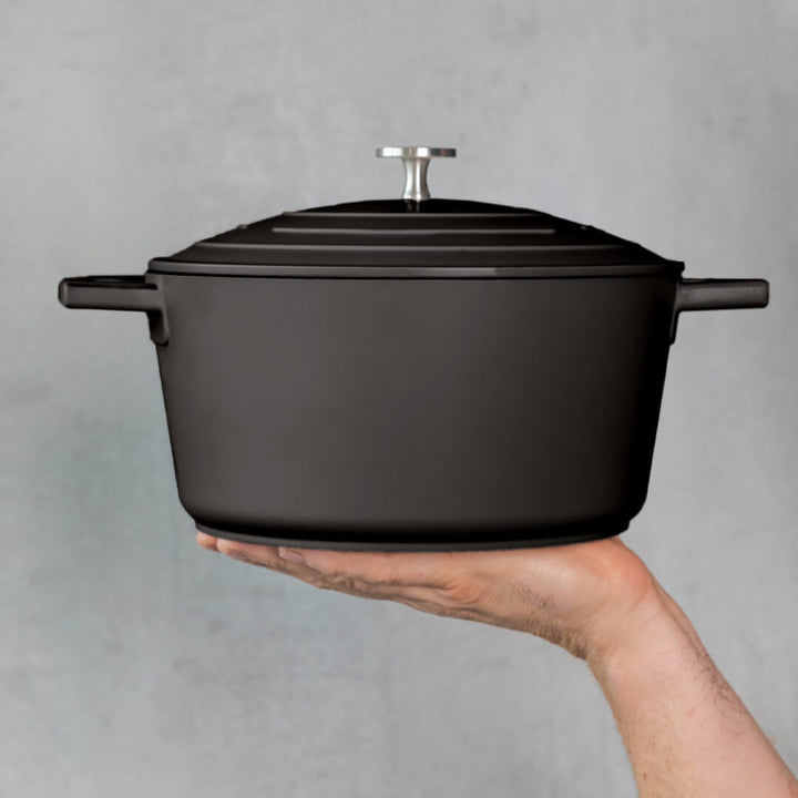 Mastercraft Cast Aluminium Round Casserole Sky Blue