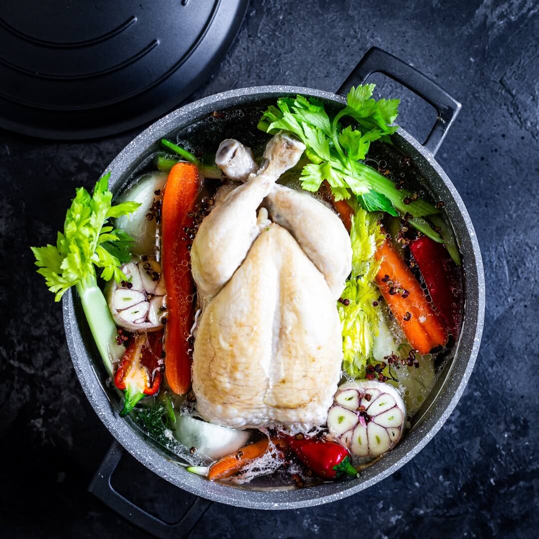 Mastercraft Cast Aluminium Round Casserole Black