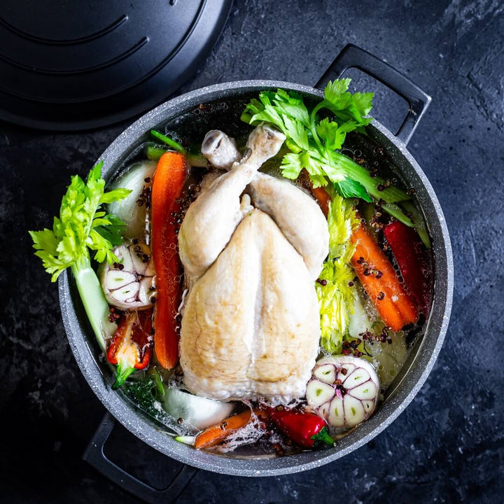 Mastercraft Cast Aluminium Round Casserole Black
