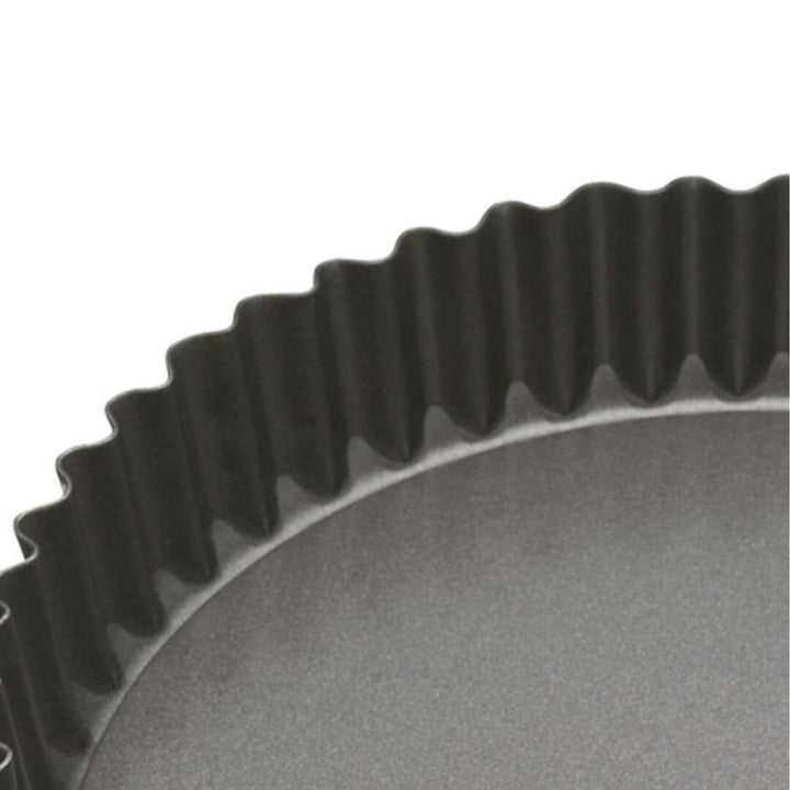 MasterCraft Non-Stick Round Loose-Base Quiche Tin