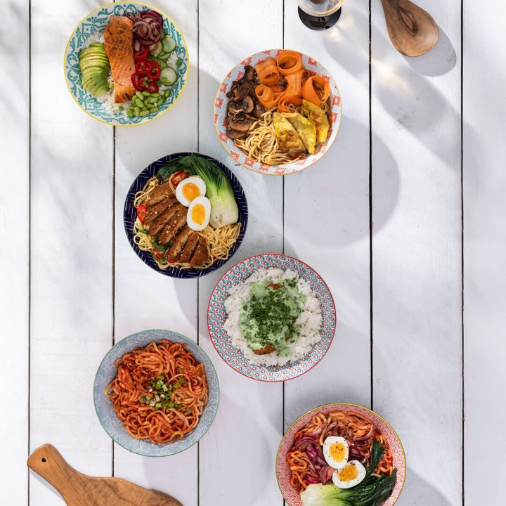 Mikasa Deep Ramen Bowl 21cm Arc Blue