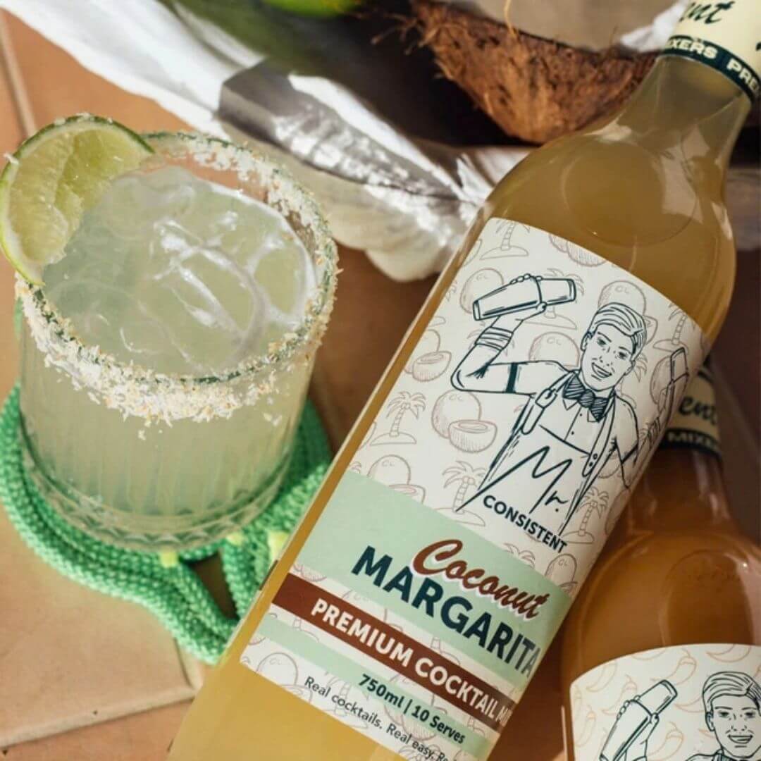 Mr Consistent Coconut Margarita Cocktail Mixer 750ml