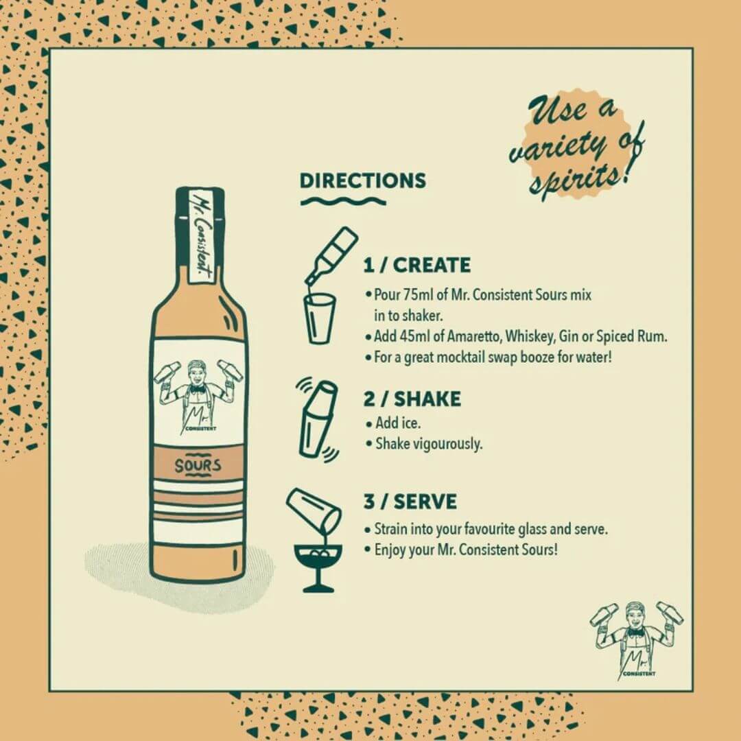 Mr Consistent Sours Mixer 750ml