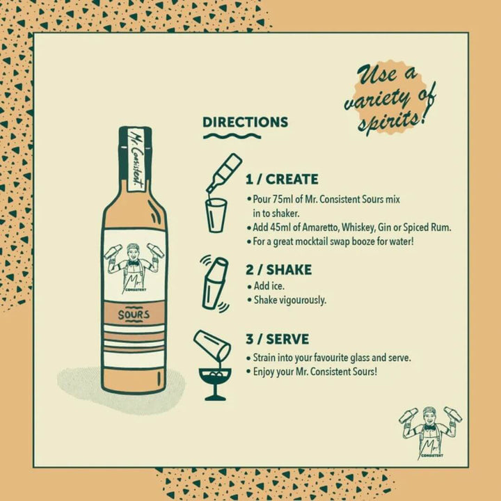 Mr Consistent Sours Mixer 750ml