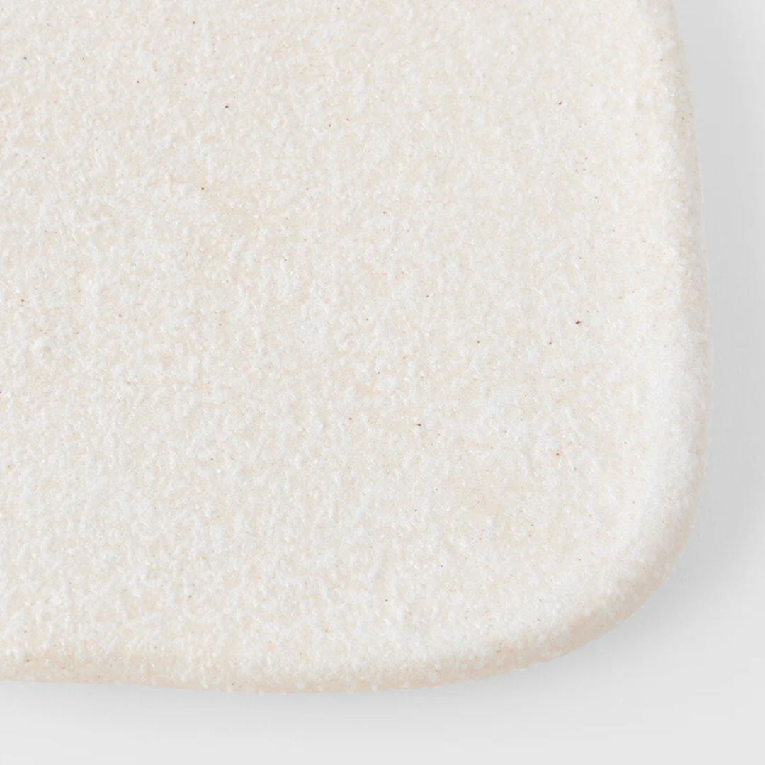 Naibu Shell White Slab Square 19cm