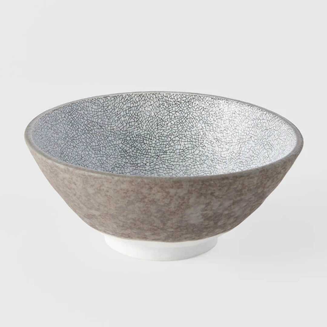 Naibu Crazed Grey Udon Bowl