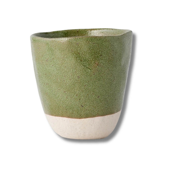 Naibu Lopsided Large Tea Mug Matcha Green