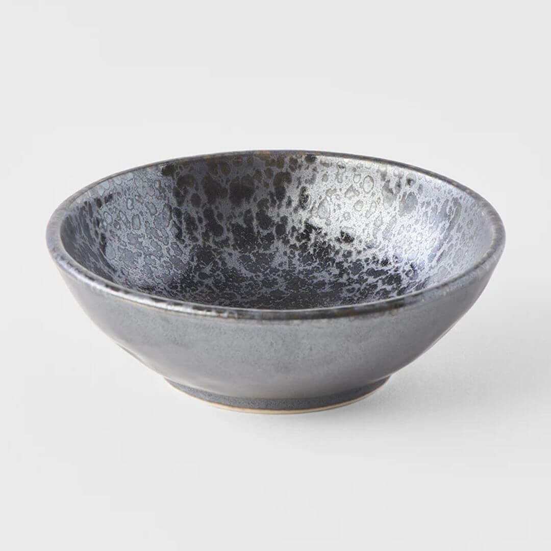 Naibu Black Pearl Shallow Bowl 13cm