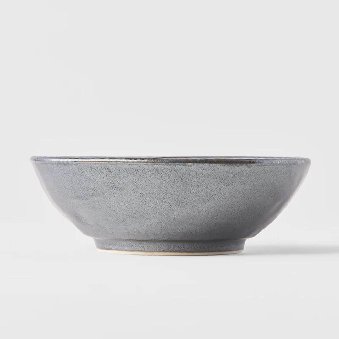 Naibu Black Pearl Shallow Bowl 13cm