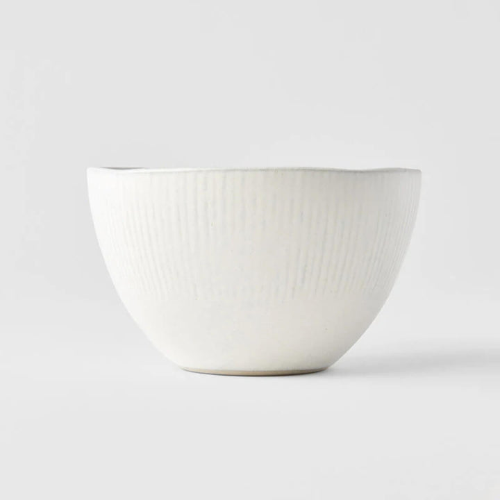 Naibu Snow Leaf White Deep Bowl 13.5cm