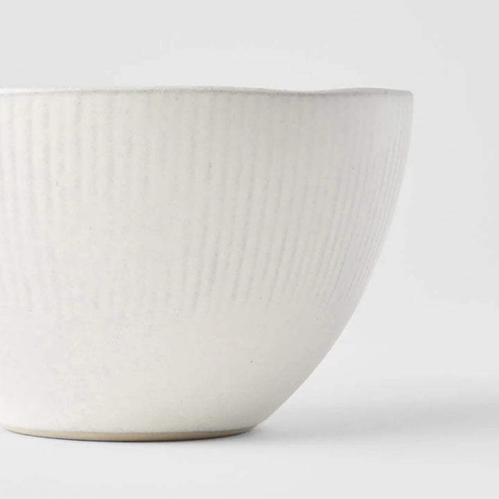 Naibu Snow Leaf White Deep Bowl 13.5cm
