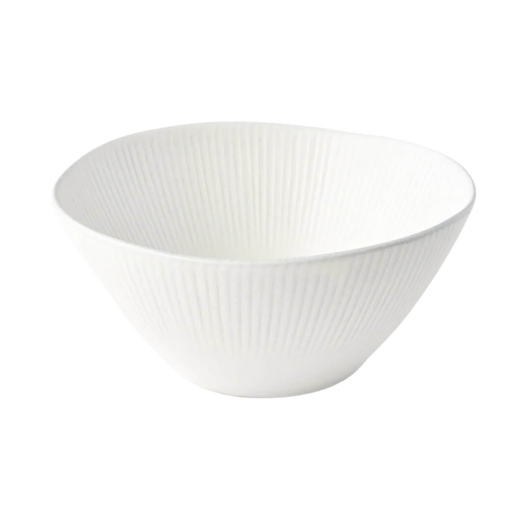 Naibu Snow Leaf White Deep Bowl 18cm