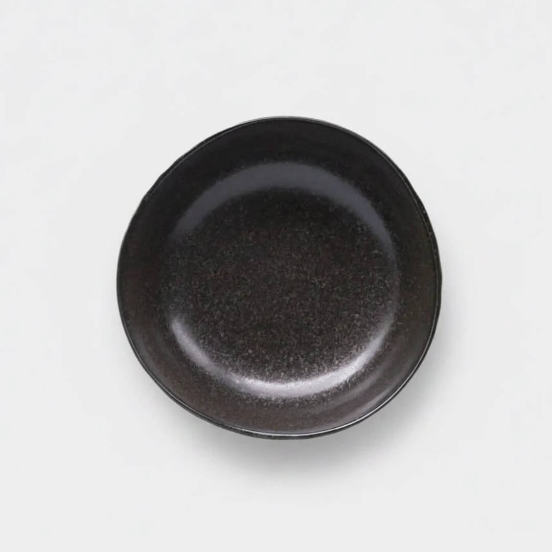 Naibu Matte Black Uneven Bowl 20cm