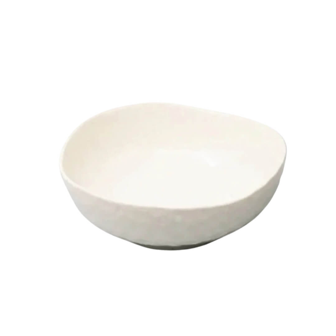 Naibu Off White Uneven Bowl 20cm