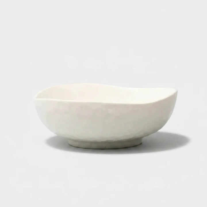 Naibu Off White Uneven Bowl 20cm