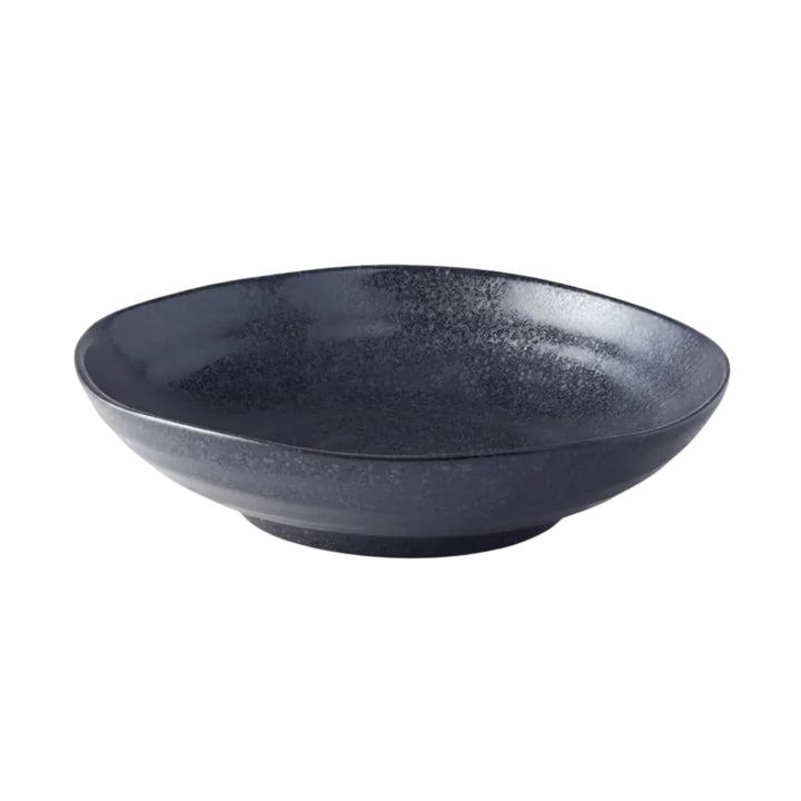 Naibu Matte Black Shallow Bowl 21cm
